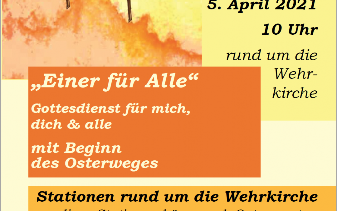 Osterweg am Ostermontag 05.04.